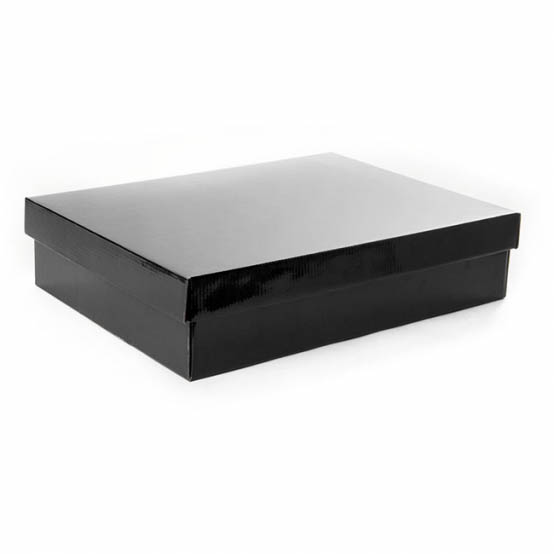 Gourmet Box Rectangle Large Black (40x30x9cmH)
