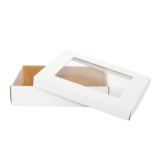 Gourmet Grazing Gift Box Window Large White (40x30x9cmH)