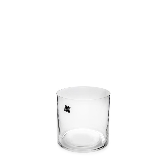 Glass Cylinder Vase Clear (12Dx12cmH)
