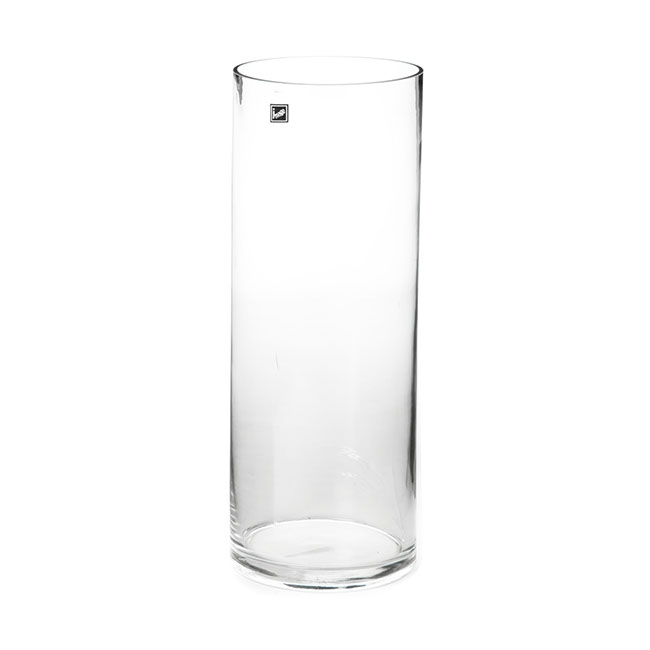 Glass Cylinder Vase Tall Clear (15Dx50cmH)