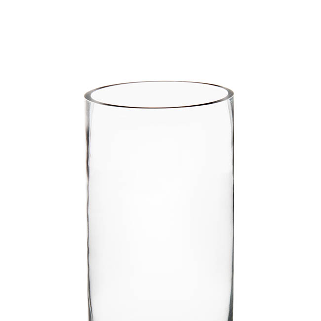 Glass Cylinder Vase Clear (12Dx20cmH) Promo
