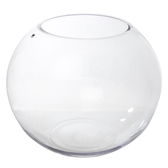Glass Fish Bowl 45cm Clear (23TDx44cmDx40cmH)