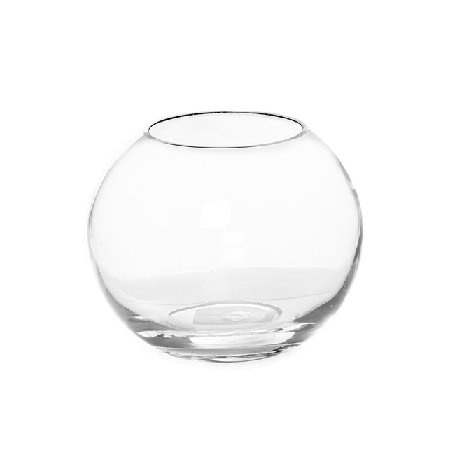 Glass Promo Fish Bowl 18cm Clear (12TDx18Dx14cmH)