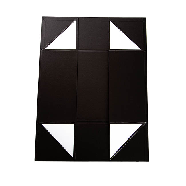 Gourmet Gift Box Magnetic Flap Large Black (38x26x13cmH)