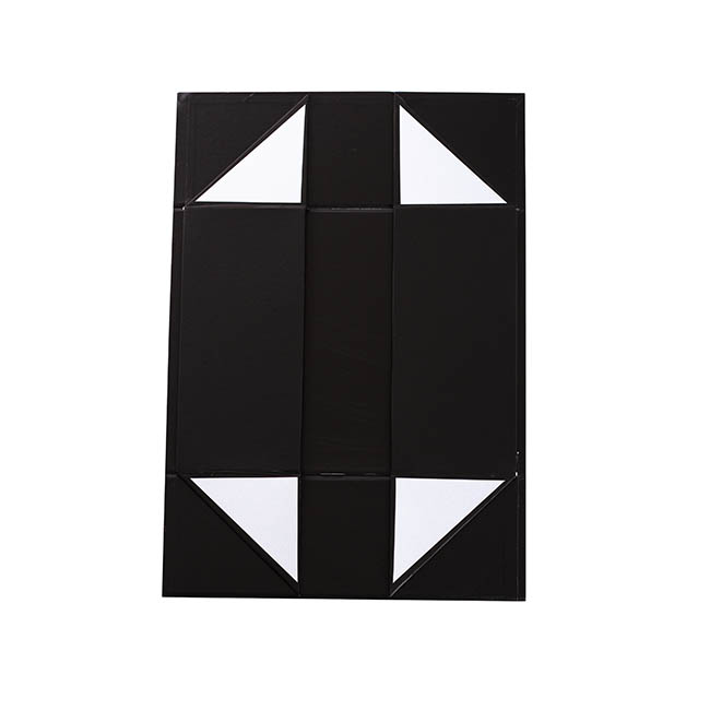 Gourmet Gift Box Magnetic Flap Medium Black (32x24x12cmH)