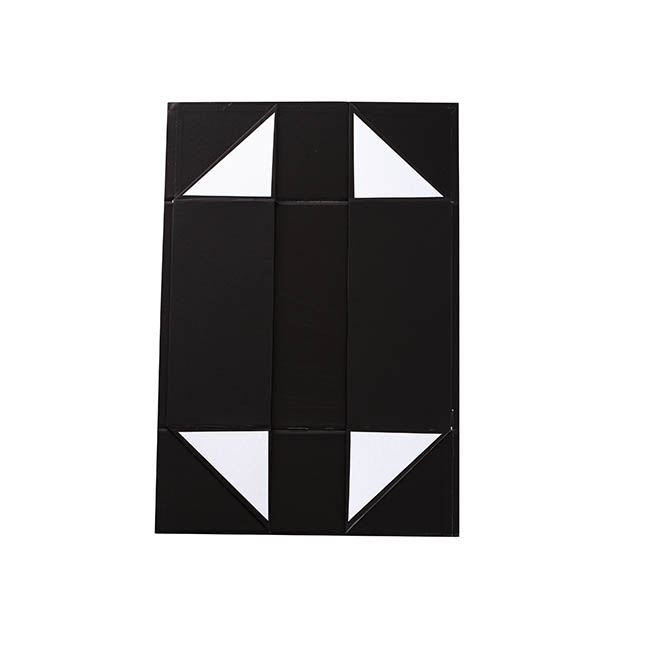 Gourmet Gift Box Magnetic Flap Small Black (25x20x9cmH)