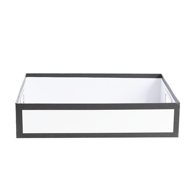 Rigid Hamper Tray Large Silhouette White Set 2 (40x30x9cmH)