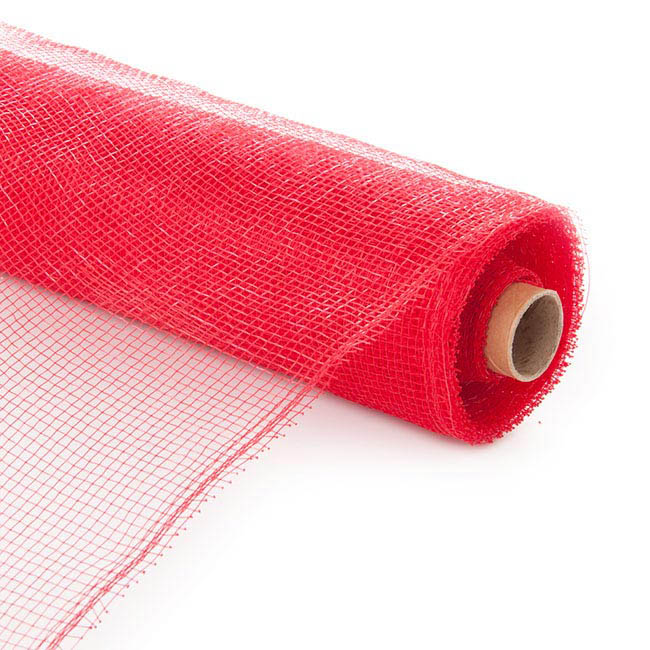 Plastic Mesh Roll Red (55cmx9m)