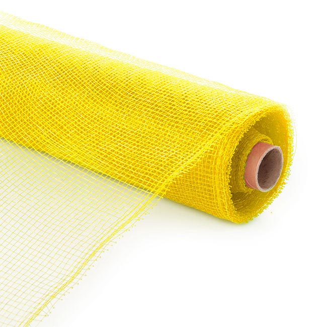 Plastic Mesh Roll Yellow (53cmx9m)