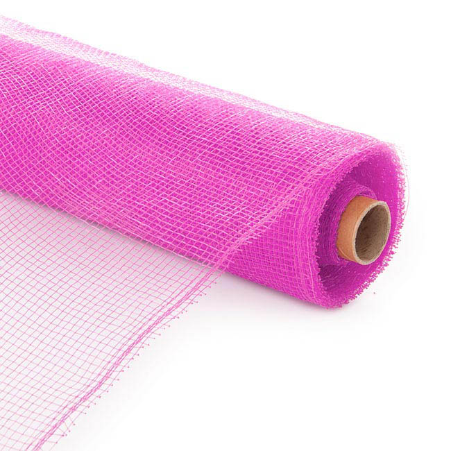 Plastic Mesh Roll Hot Pink (53cmx9m)