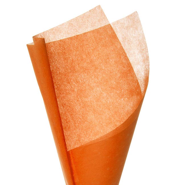 Nonwoven Wrap Sheets NOVA Orange (50x70cm) Pack 50