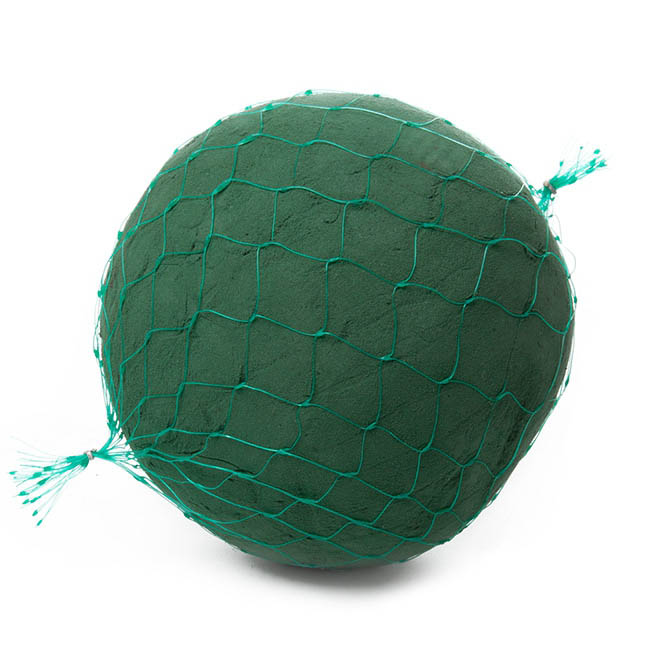 Oasis IDEAL Floral Foam Ball Netted Sphere Green (22cmD)