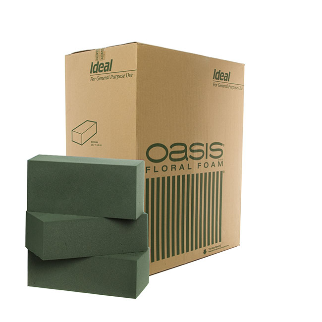 Oasis IDEAL Floral Foam 60 Bricks (Brick 23x11x8cmH)