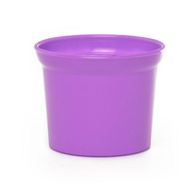 Plastic Pot Mini 10Dx8cmH Violet
