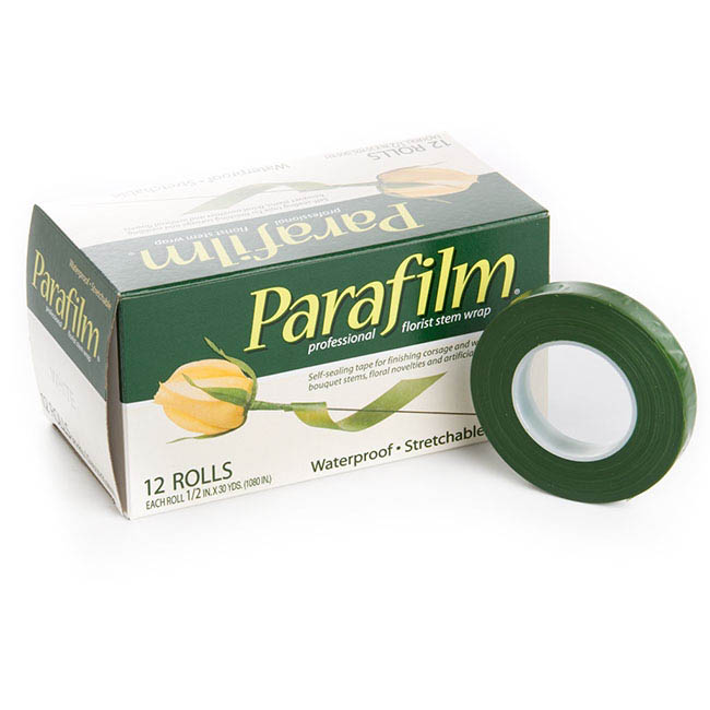 Parafilm Stem Tape Green Single Roll (12.5mm x 27m)