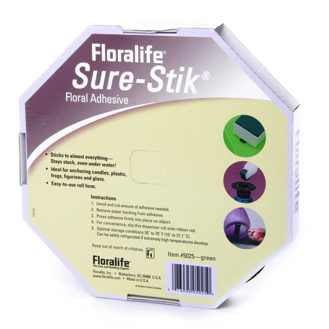 Floralife Sure-Stik Adhesive Florist Clay Green (7.6m roll)