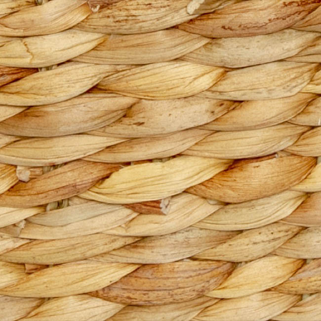 Hyacinth Basket Taper Oval Large (42x32x16cmH) Natural