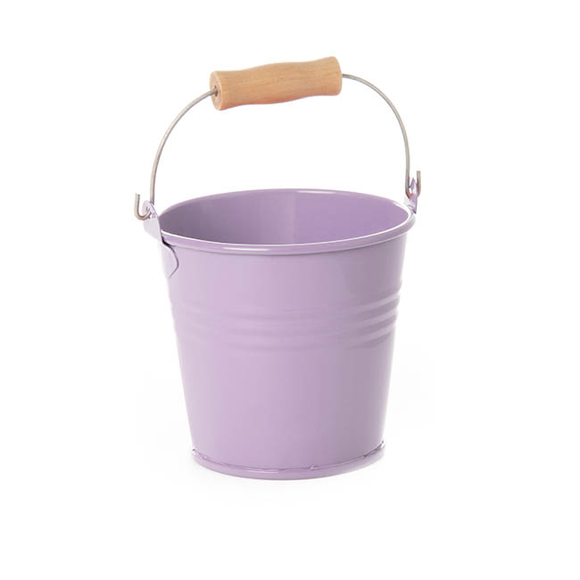 Tin Bucket Bambino Lavender (8Dx7cmH)