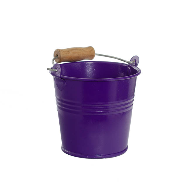 Tin Bucket Bambino Violet (8Dx7cmH)