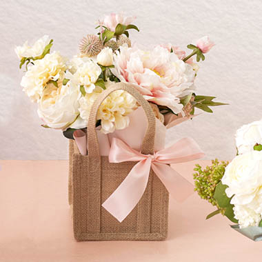  - Pretty Pastel Florals in Posy Bag
