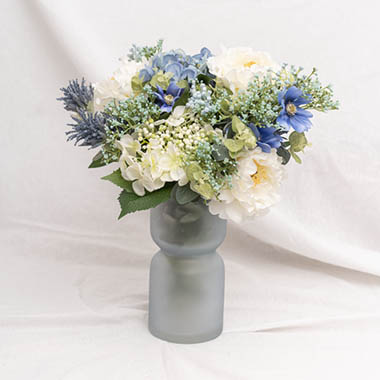 Blue Blooms in Ellen Vase