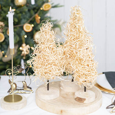  - Wood Wool Christmas Trees