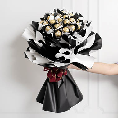  - Truly, Madly, Deeply Black and White Chocolate Bouquet