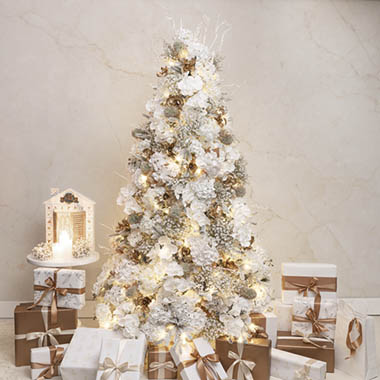 - Opulent Ivory Christmas Tree