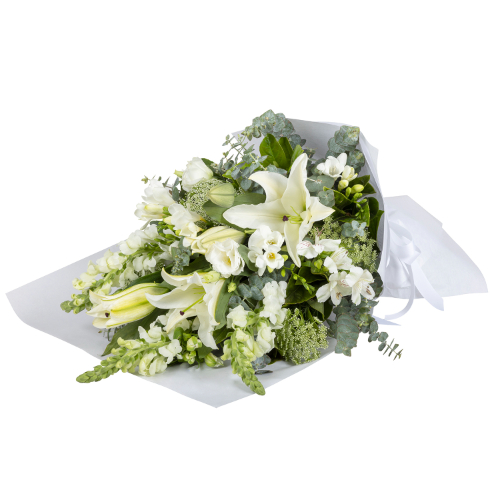 Interflora White Floral Funeral Bouquet
