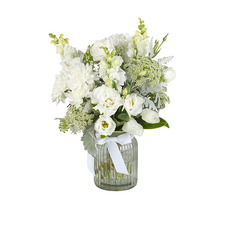 Interflora White Snapdragon Bouquet in Vase