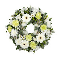 Interflora Gerbera and Carnation Sympathy Wreath