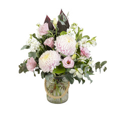  - Interflora Pink Flower Bouquet in Vase