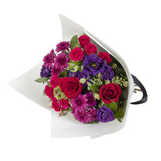 Interflora Pink & Purple Flower Bouquet