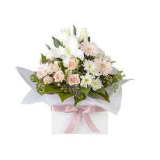  - Interflora Pink and White Flowers in large box