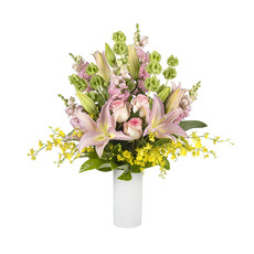 Interflora Lily and Orchid Vase Arrangement