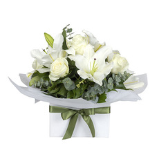 Interflora Lily and Rose Posy in Large Box