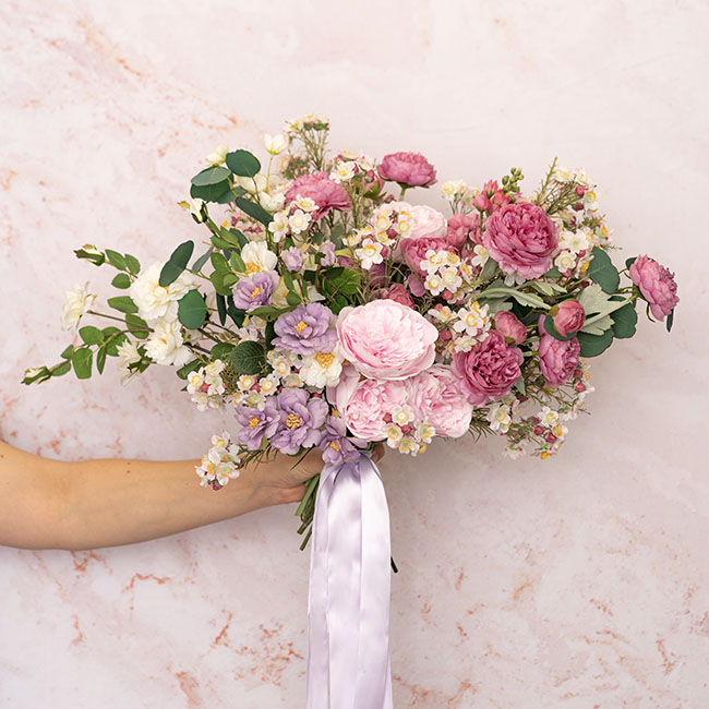 Vibrant Geraldton Wax Bouquet