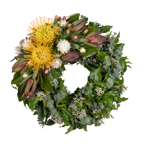 Interflora Wildflower Funeral Wreath