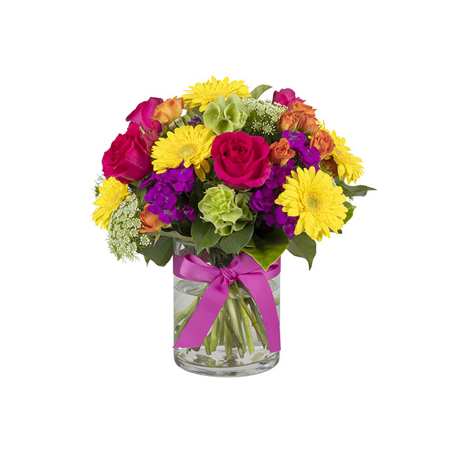 Interflora Colourful bouquet in a vase