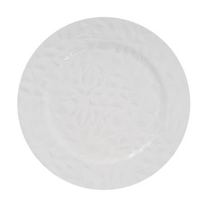 Charger Plates - Modern Style Charger Plate Crisp White (33cmD)