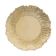 Charger Plates - Starburst Charger Plate Gold (33cmD)
