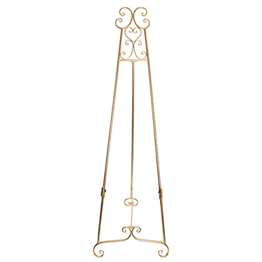 Wedding Easels - Easel Elegant Extra Large Gold (50.5x53x168.5cmH)