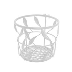 Penny Farthing Bicycle Planter White (114x25x86cmH)