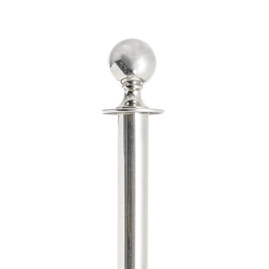 Bollard Post Pole Set 2 Silver (32cmDx95cmH)