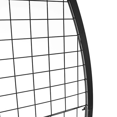 Circular Backdrop Frame inc Mesh Black (185cmD)