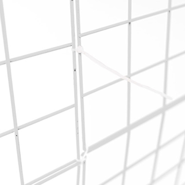 Circular Backdrop Frame inc Mesh White (185cmD)