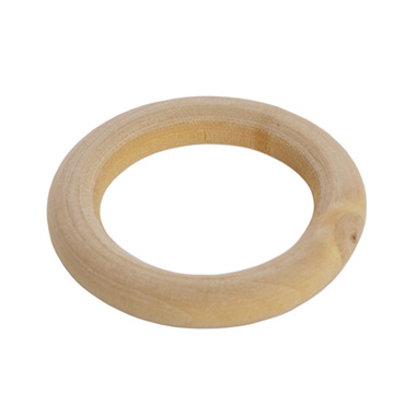 Wooden Napkin Ring Pack 6 Natural (0.8cmx4.5cmD)