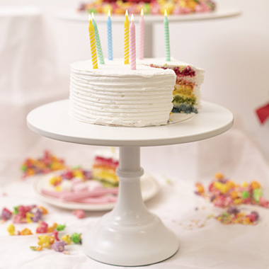 Classic Gloss White Cake Stand (30cmDx22cmH)