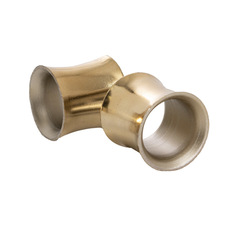 Cylinder Napkin Ring Pack 4 Gold (5x5x4.5cmH)