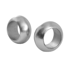 Round Napkin Ring Pack 5 Silver (5.5x5.5x3cmH)